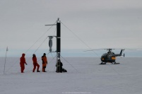 WS-0,30A8 tuottamassa energiaa tutkimuslaitteita varten Antarktiksella