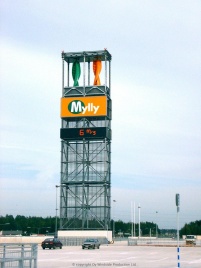 Two WS-12 producing power for heating up water at the "Mylly" shopping centre in Raisio, Finland