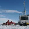 Midgard Vind AS WS-0,30A8 wind turbine producing power for a research station in Antarctica