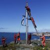 Midgard Vind AS WS-0,30A wind turbine producing power for a lighthouse in Norway