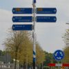 Two WS-0,30B on a street sign in the Netherlands